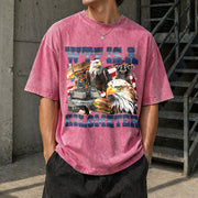 WTF Is a Killometer Vintage Washed T-Shirt in Red