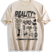Reality Jackson Moment Vintage Washed T-Shirt in Beige