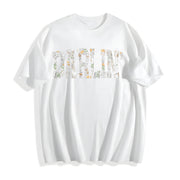 Retro Camo Western Cotton T-Shirt in White