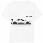 SHEIN Slogan & Car Cotton T-Shirt in White