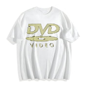DVD Video Logo Cotton T-Shirt in White
