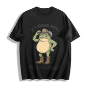 If I Shenan Once I'll Shenanigan Mental Health Cotton T-Shirt in Black