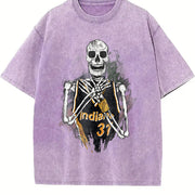 Reggie Miller VS Knicks Choke Artist Madison Square vintage washed oversized T-shirt in Purple