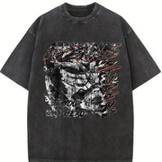 Be Your Own Hero Vintage Washed T-Shirt in Black