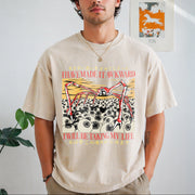 I Have Made It Awkward Japanese Spider Crab Vintage Washed T-Shirt in Beige