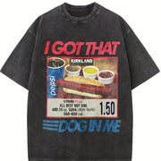I Have a Dog in My Bones Vintage Washed T-Shirt in Black