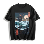 Howl's Moving Castle Cotton T-Shirt in Black