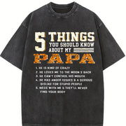 5 Things You Should Know About My Papa Vintage Washed T-Shirt in Black