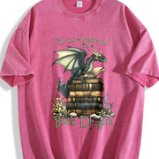 Short-sleeve for Seasons Vintage Washed T-Shirt in Red