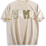 Mama Camo Mallard Duck Hunting Old School Camouflage Fall Vintage Washed T-Shirt in Beige