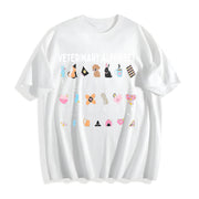 Veterinarian Veterinary Medicine Cotton T-Shirt in White