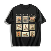 Respect the Local Wildlife Cotton T-Shirt in Black