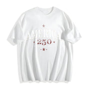 250 Years of Freedom Cotton T-Shirt in White