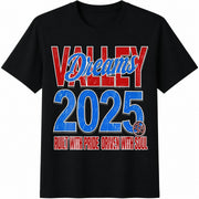 Valley Dreams 2025 Cotton T-Shirt in Black