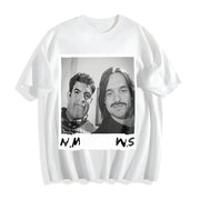 Nick Miller & Schmidt Cotton T-Shirt in White