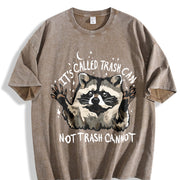 Give Me a Hug Vintage Washed T-Shirt in Brown