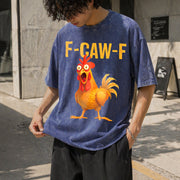 Chicken Vintage Washed T-Shirt in Blue