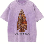 Vortex Arrowhead Wildlife Vintage Washed T-Shirt in Purple