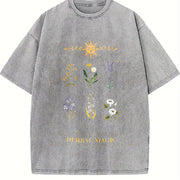 Herbal Magic Ultra Vintage Washed T-Shirt in Gray