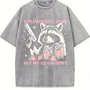Designs Golf Made from Snowflake Vintage Washed T-Shirt in Gray