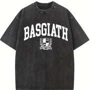 Basgiath War College Vintage Washed T-Shirt in Black