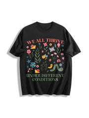 Neurodiversity for BCBA Cotton T-Shirt in Black