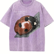 [SALE OFF ] The Sundays 90s band The Sundays vintage washed oversized T-shirt in Purple