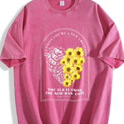 IN Christ, You're a NEW Creation Vintage Washed T-Shirt in Red