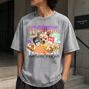 Yo Quiero Taco Bell Vintage Washed T-Shirt in Gray