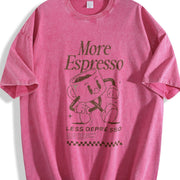 More Espresso Coffee Club vintage washed oversized T-shirt in Red