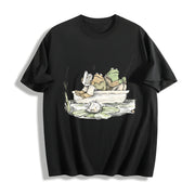 Frog 90s Retro Toad Cotton T-Shirt in Black