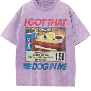 I Have a Dog in My Bones Vintage Washed T-Shirt in Purple