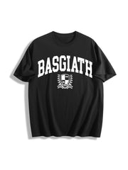 Basgiath War College Cotton T-Shirt in Black