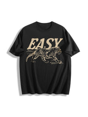 Easy Tiger 4th of July Cotton T-Shirt in Black