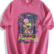 Courage the Cowardly Dog Vintage Washed T-Shirt in Red