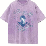 Ilya but Daddy I Love Vintage Washed T-Shirt in Purple