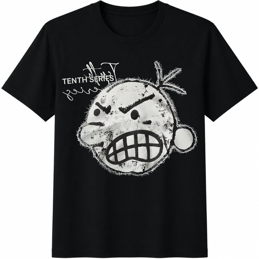 Tween Boy Cotten Cotton T-Shirt in Black