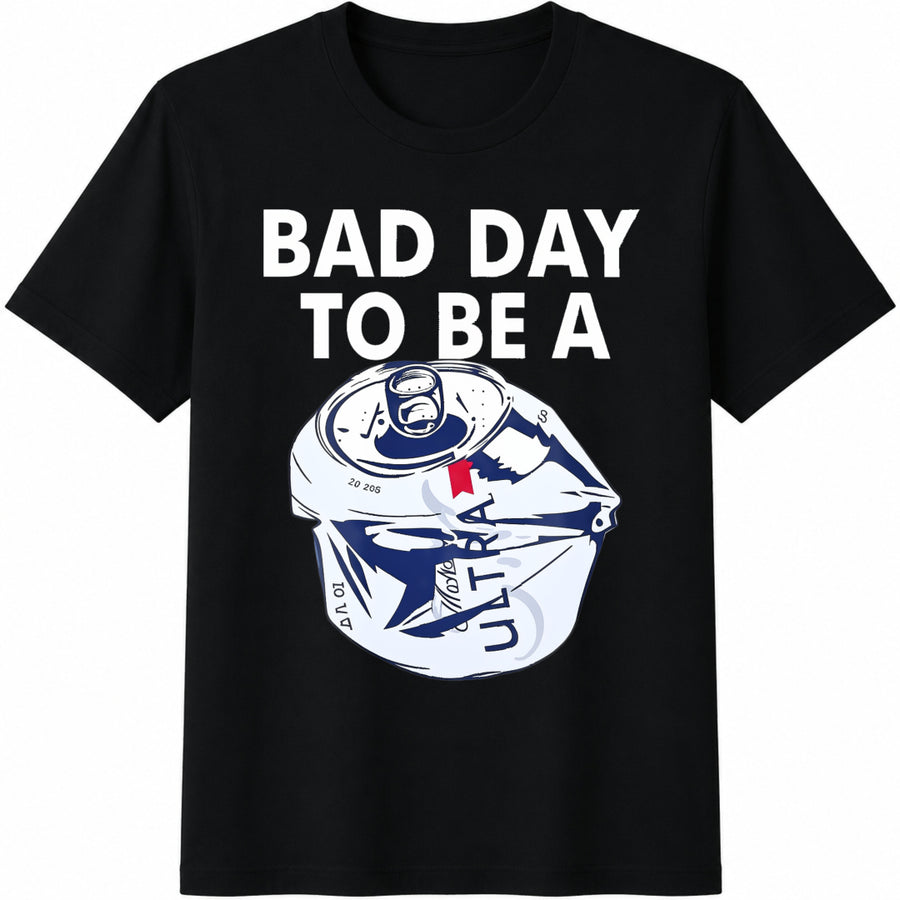 Bad Day to Be a Drink Cotton T-Shirt in Black