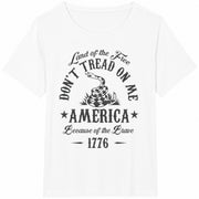 America Land of Free Cotton T-Shirt in White