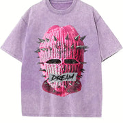 Y2K Sleeveless Tank Vintage Washed T-Shirt in Purple