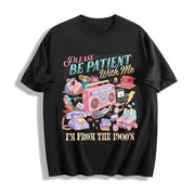 90s Throwback 90s Country Cotton T-Shirt in Black