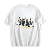 Custom Seagull Teacher Cotton T-Shirt in White