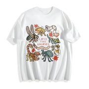 Love the Unloved Insect Cotton T-Shirt in White