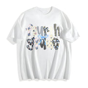 Fourth Grade Teacher Cotton T-Shirt in White
