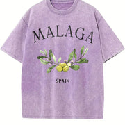 Mexican Heritage Latino Vintage Washed T-Shirt in Purple
