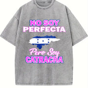 Catrachas Honduras Flag Honduras vintage washed oversized T-shirt in Gray