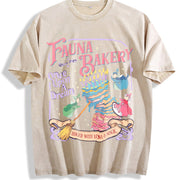 Fairy Godmother Baking Vintage Washed T-Shirt in Beige