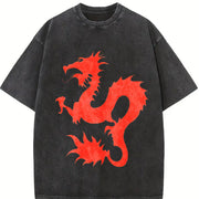 Dean Blunt Musician Fan Heavy vintage washed oversized T-shirt in Black