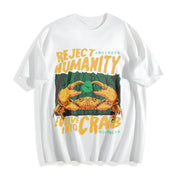 Reject Humanity Crab Cotton T-Shirt in White