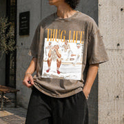The Golden Girls Thug Life Vintage Washed T-Shirt in Brown